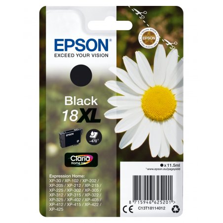 Epson compatible 18XL - XL - Schwarz - Original - Tintenpatrone