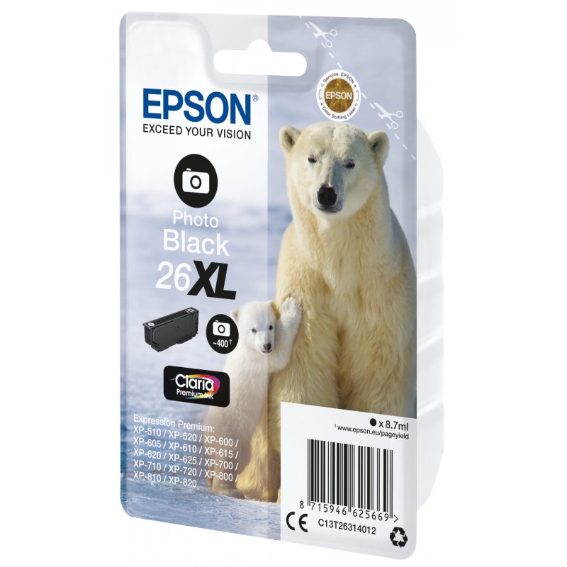EPSON Encre pour EPSON Expression XP-600, noir photo XL