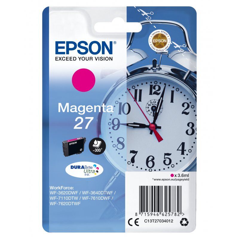 Epson compatible 27 - Magenta - Original - Tintenpatrone