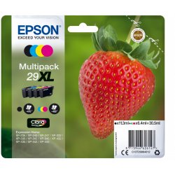 Strawberry Multipack "Fraise" - Encre Claria Home N,C,M,J (XL)