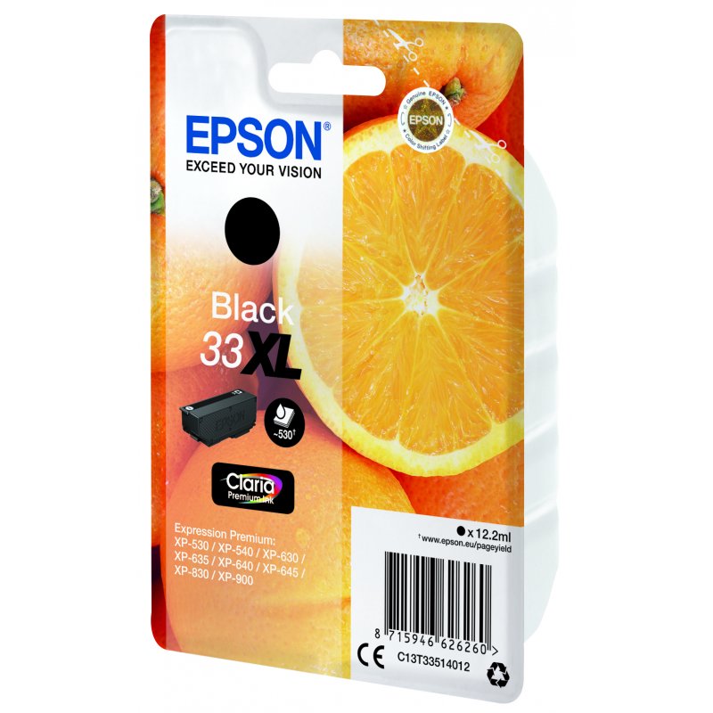 Epson compatible C13T33514022 - 33XL - Cartouche d'encre compatible avec Imprimante Epson compatible XP series XL Noir