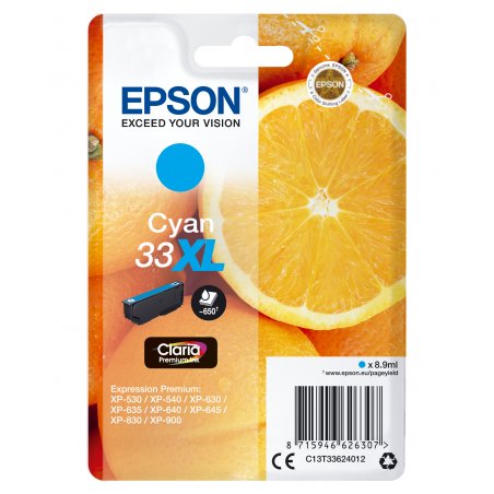 Epson compatible 33XL - XL - Cyan - Original - Tintenpatrone