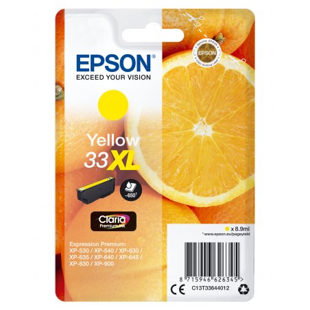 Epson compatible 33XL - XL - Gelb - Original - Tintenpatrone