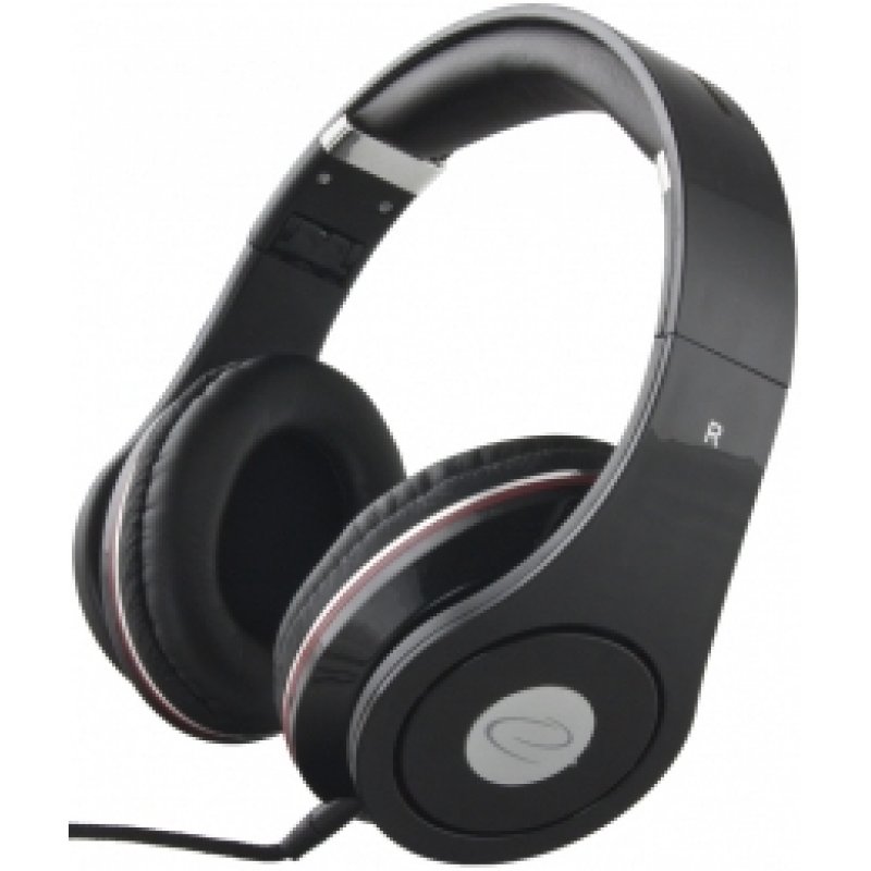 Casque Esperanza compatible Renell EH141K avec Contrôle du Volume (Noir)