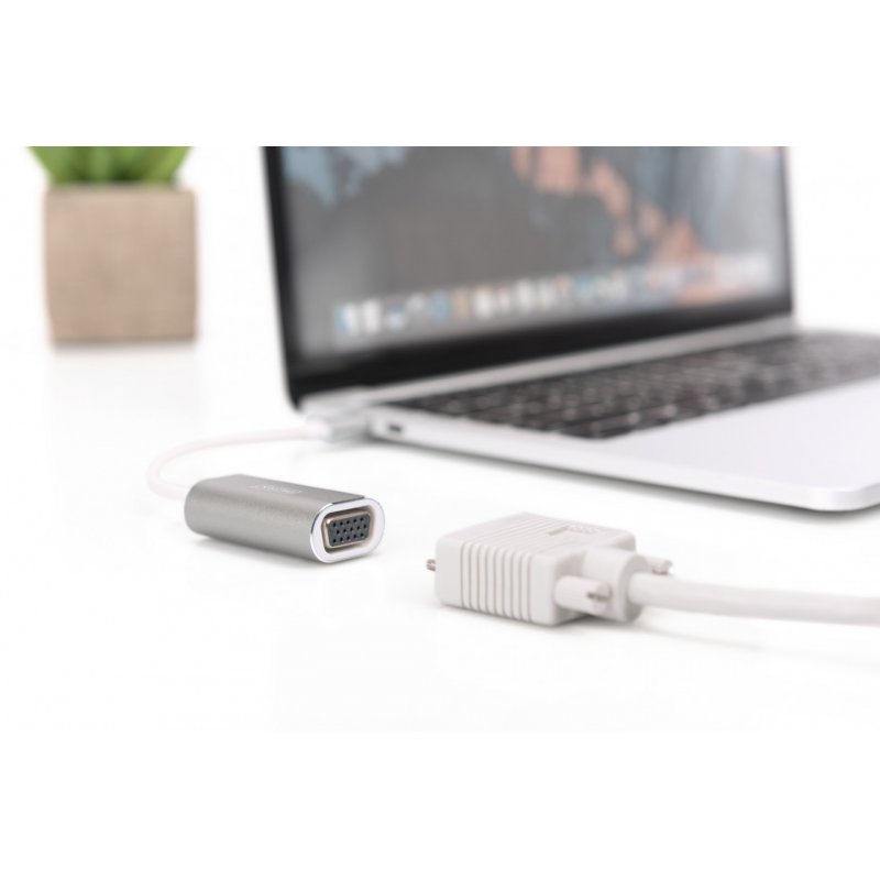 DIGITUS Adaptateur graphique USB 3.0 - VGA, blanc