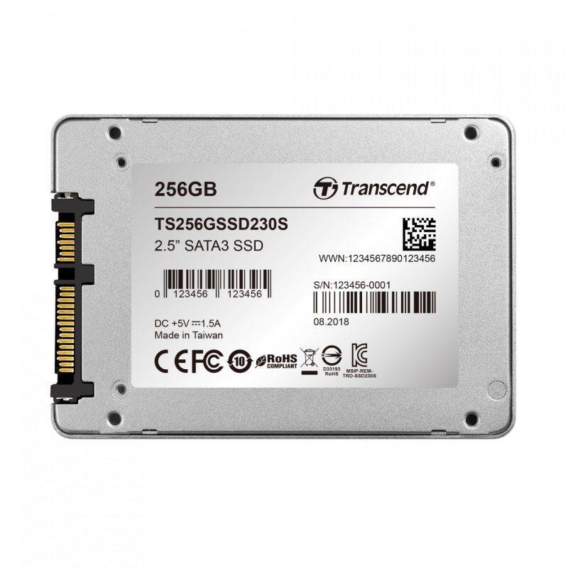 Disque Dur SSD Transcend compatible 230S 256 Go S-ATA3