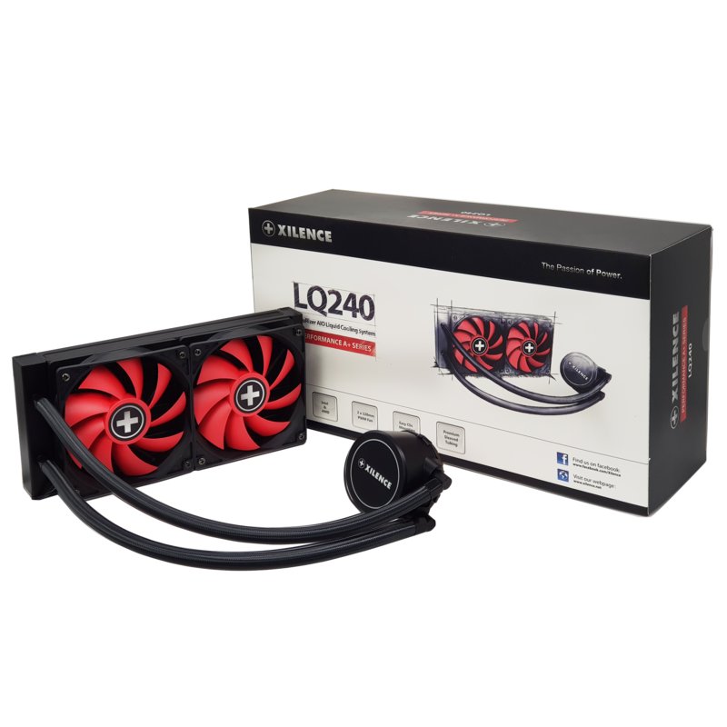 Kit Watercooling Xilence compatible LiQuRizer LQ240 240mm (Noir/Rouge)