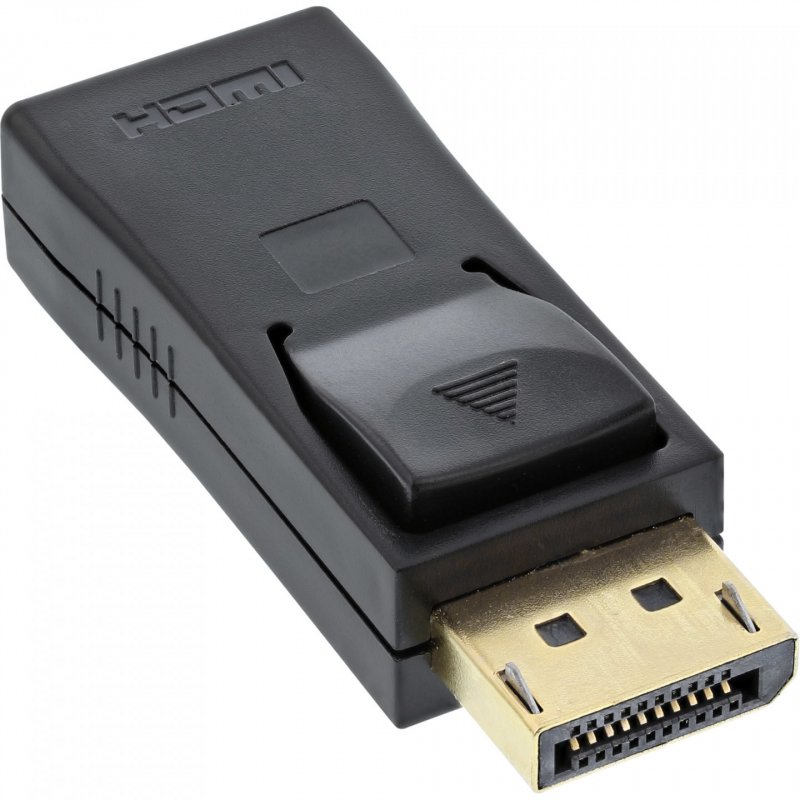 InLine DisplayPort/HDMI DisplayPort male Noir