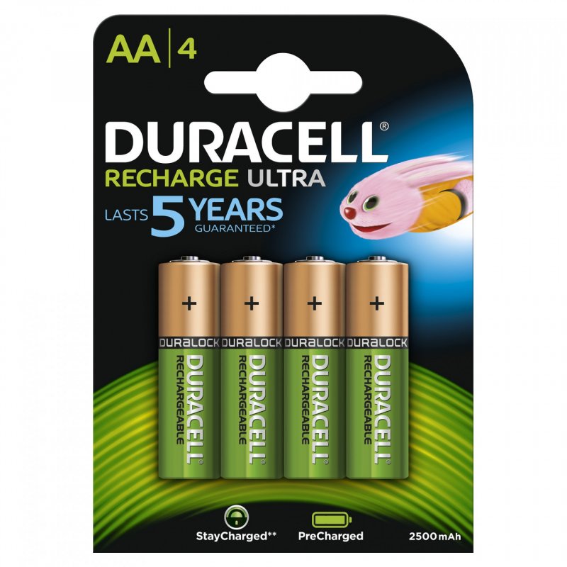 Recharge Ultra AA 2500 mAh (par 4)