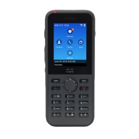 Cisco 8821 téléphone fixe Noir Wifi