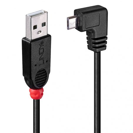 LINDY compatible USB 2.0 Type A/Micro-B 90 1m