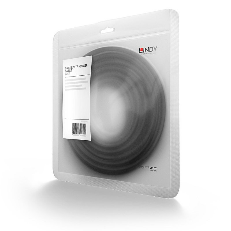 Lindy 47780 câble de réseau Noir 3 m Cat6 S/FTP (S-STP)