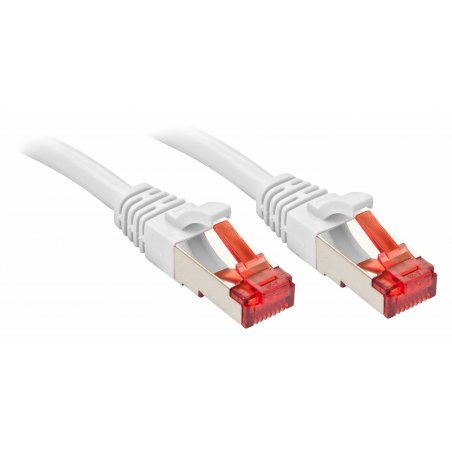 LINDY compatible Cat.6 S/FTP Cable white 0.5m