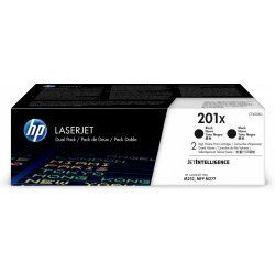 HP compatible 201X - 2er-Pack - Hohe Ergiebigkeit - Schwarz - Original - LaserJet - Tonerpatrone (CF400XD)