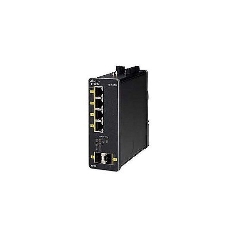 Cisco IE 1000-4P2S-LM Managed Gigabit Ethernet (10/100/1000) Power over Ethernet (PoE) Black