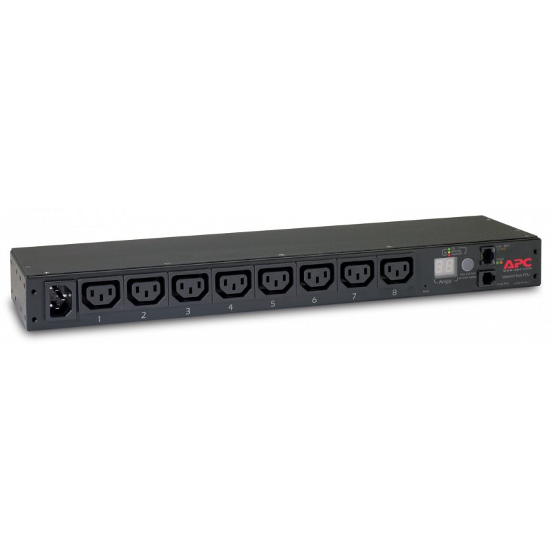 RACK PDU METERED 1U 12A/208V 10A/230V (8) C13S