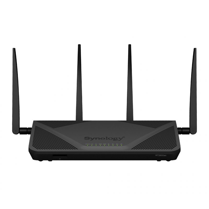 Synology RT2600AC wireless router Gigabit Ethernet Dual-band (2.4 GHz / 5 GHz) Black
