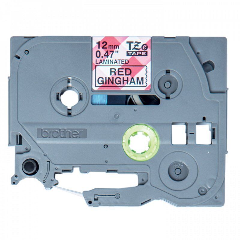 Brother TZE-MPRG31 label-making tape Black on red