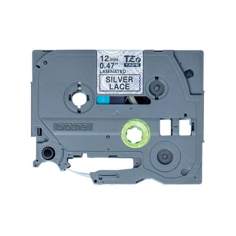 BROTHER Ruban laminé Noir sur Motifs Den