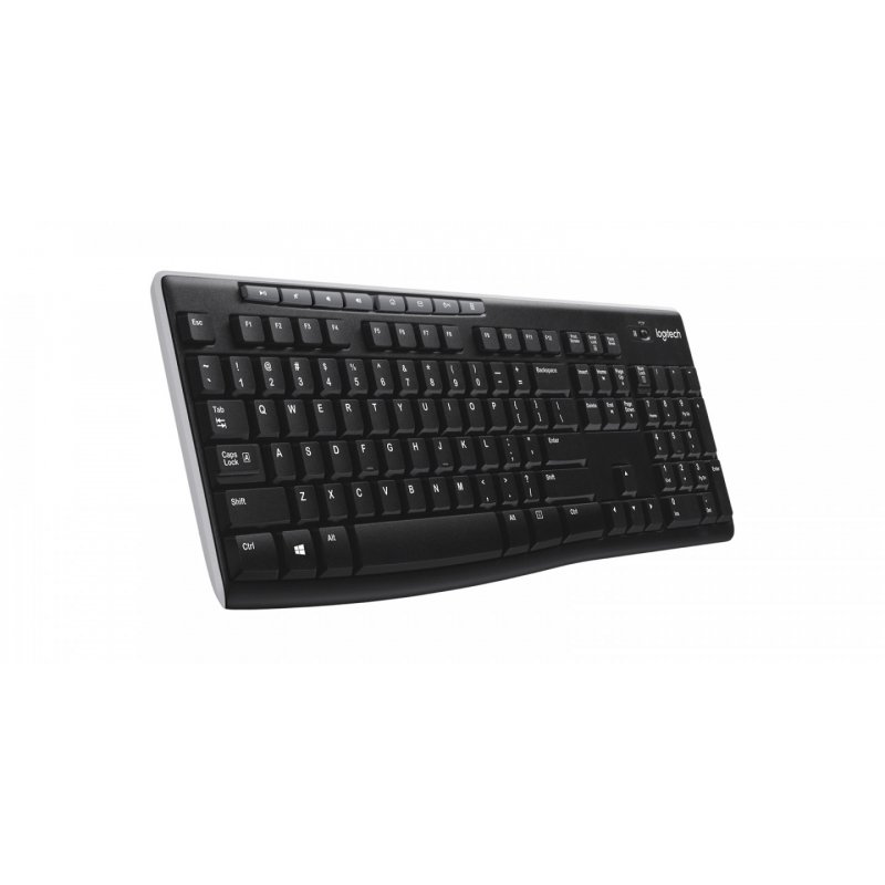 Logitech Wireless Keyboard K270 clavier RF sans fil QWERTY Anglais Noir