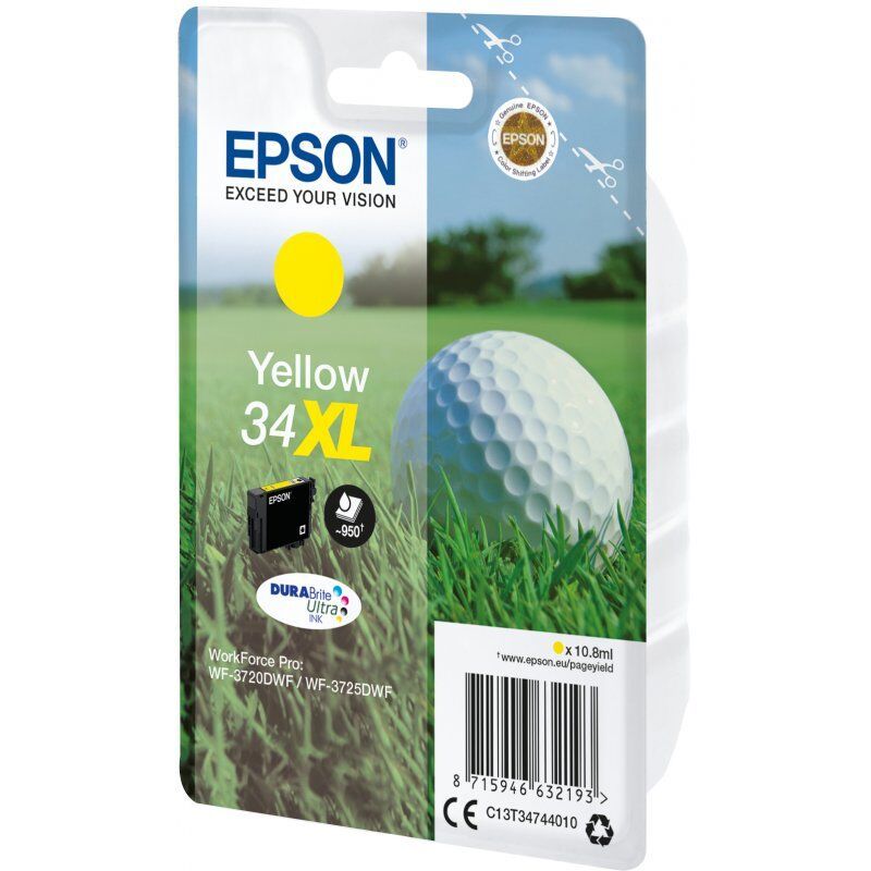 EPSON Cartouche Encre Singlepack 34XL - Jaune