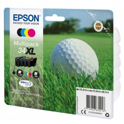 Golf ball Multipack 4-colours 34XL DURABrite Ultra Ink
