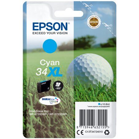 EPSON Cartouche Encre Singlepack 34XL - Cyan