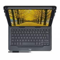 Logitech Universal Folio with integrated keyboard for 9-10 inch tablets