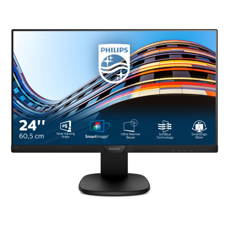 Philips compatible S-line 243S7EHMB - LED-Monitor - Full HD (1080p) - 61 cm (24")