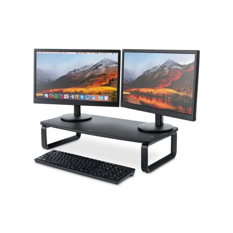 MONITOR STAND PLUS WIDE BLACK