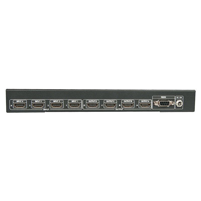 Lindy HDMI 4K UHD 4x4 Matrix, 4 In 4 Out, HDMI 1.4