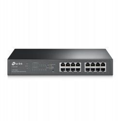 TP-Link TL-SG1016PE Géré L2 Gigabit Ethernet (10/100/1000) Connexion Ethernet, supportant l'alimentation via ce port (