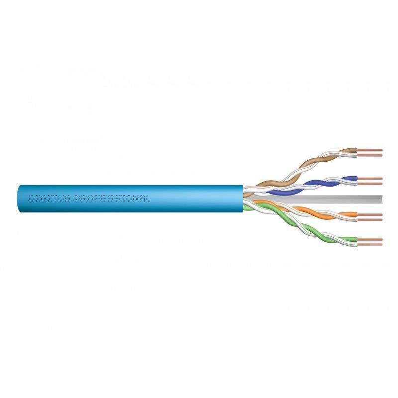 Digitus Cat.6A U/UTP installation cable, 500 m, simplex, Eca