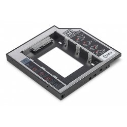 Digitus SSD/HDD Installation Frame for CD/DVD/Blu-ray drive slot, SATA to SATA III, 12.7 mm installation height