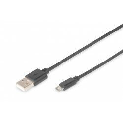 DIGITUS USB CABLE A-MICRO B M/M 1.0M USB 2.0 COMPATIBLE