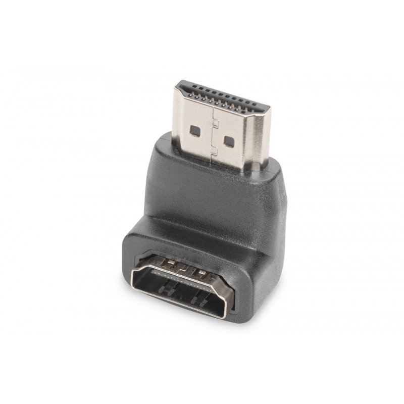 DIGITUS Adaptateur HDMI courbé à 90 degrés, HDMI-A