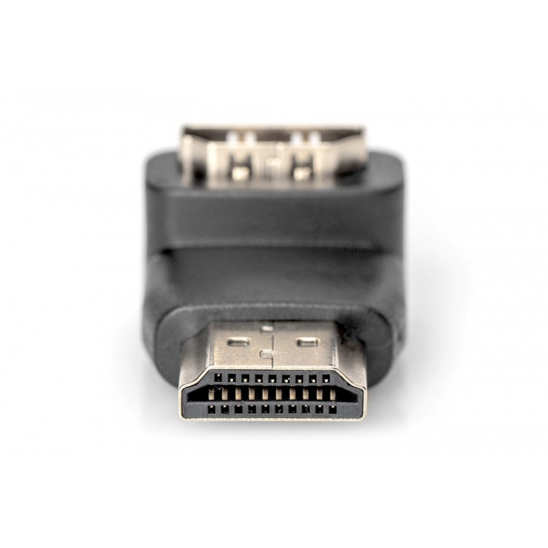 DIGITUS Adaptateur HDMI courbé à 90 degrés, HDMI-A