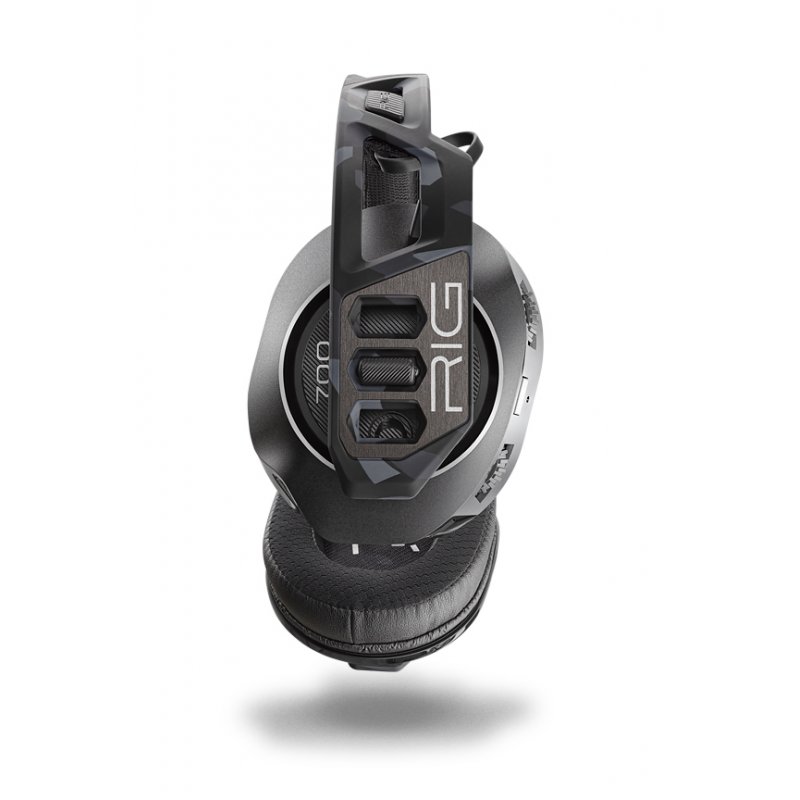 NACON RIG700HX Urban Camo Casque Sans fil Arceau Jouer Noir, Camouflage, Marine