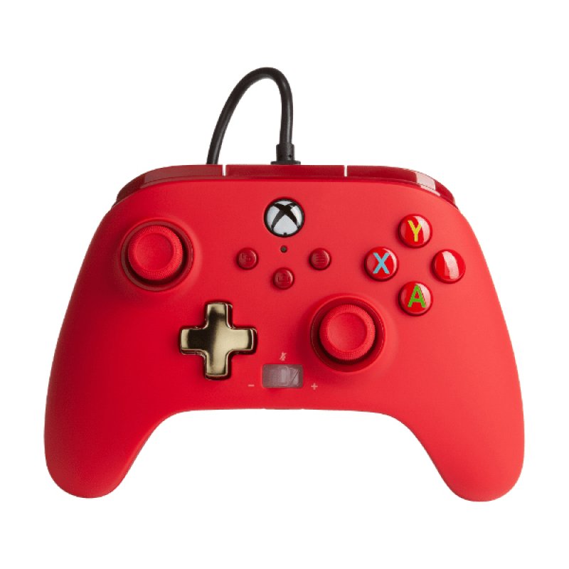 PowerA Enhanced Wired Red USB Gamepad Analogue / Digital Xbox One, Xbox Series S, Xbox Series X