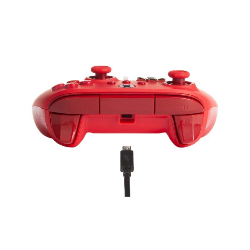PowerA Enhanced Wired Rouge USB Manette de jeu Analogique/Numérique Xbox One, Xbox Series S, Xbox Series X