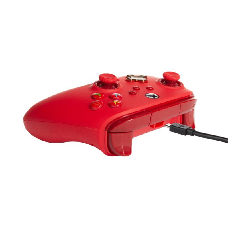 PowerA Enhanced Wired Rouge USB Manette de jeu Analogique/Numérique Xbox One, Xbox Series S, Xbox Series X