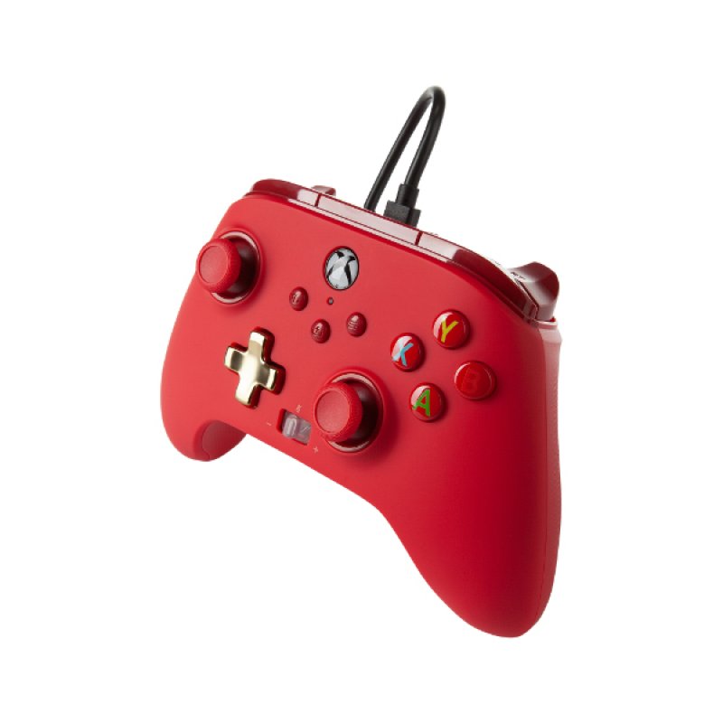 PowerA Enhanced Wired Red USB Gamepad Analogue / Digital Xbox One, Xbox Series S, Xbox Series X