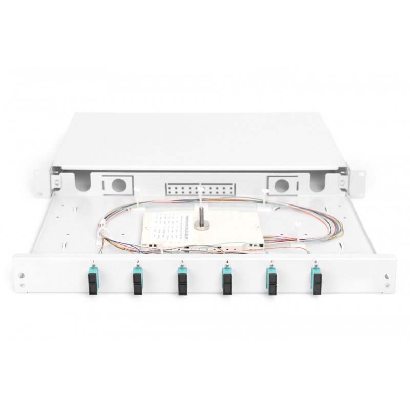 DIGITUS boîte d'épissure à fibres optiques OM3, équipée,