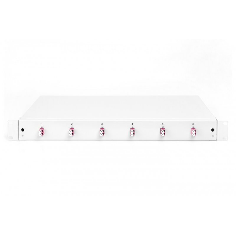 Digitus Boîtier d’épissure à fibre optique, 1 UH, équipé, LC, OM4