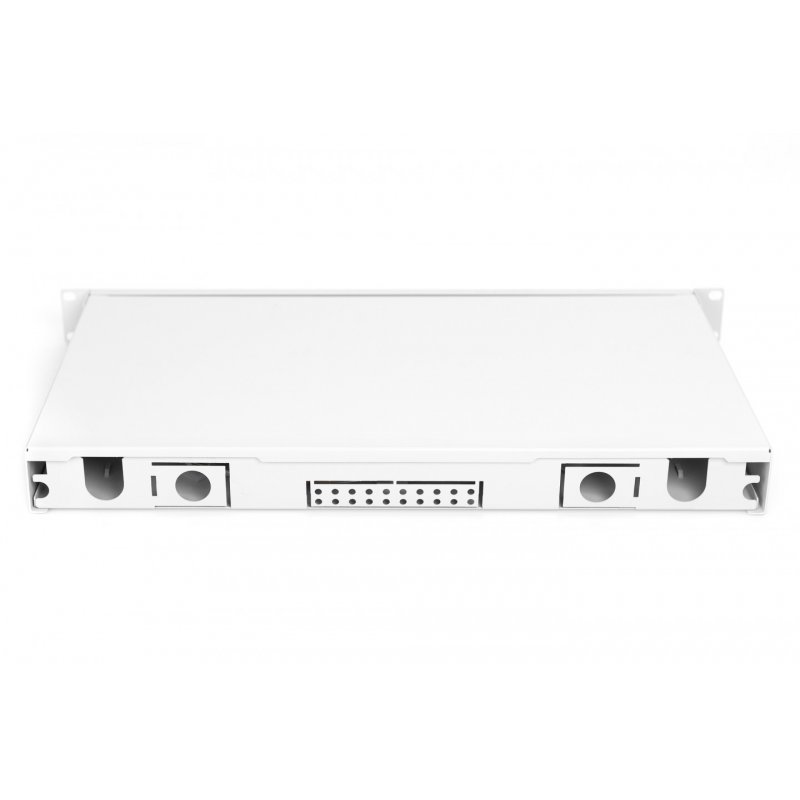 DIGITUS 19" Glasfaser LWL Spleißbox, OM4, bestückt, 6 x LC
