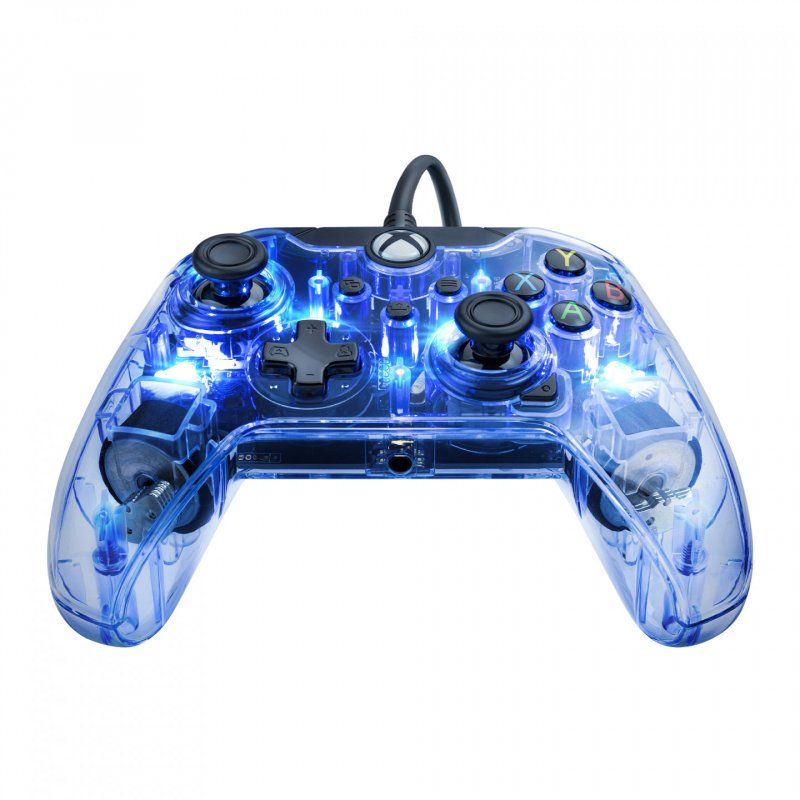 PDP Afterglow Noir, Bleu, Transparent USB Manette de jeu Analogique/Numérique Xbox One, Xbox Series S, Xbox Series X