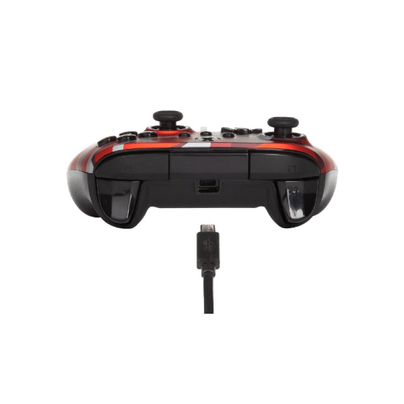 POWER A compatible - Wired Controller Enhanced - Camo Red Xbox Series X