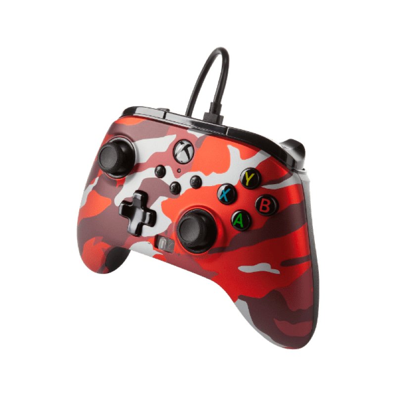 POWER A compatible - Wired Controller Enhanced - Camo Red Xbox Series X