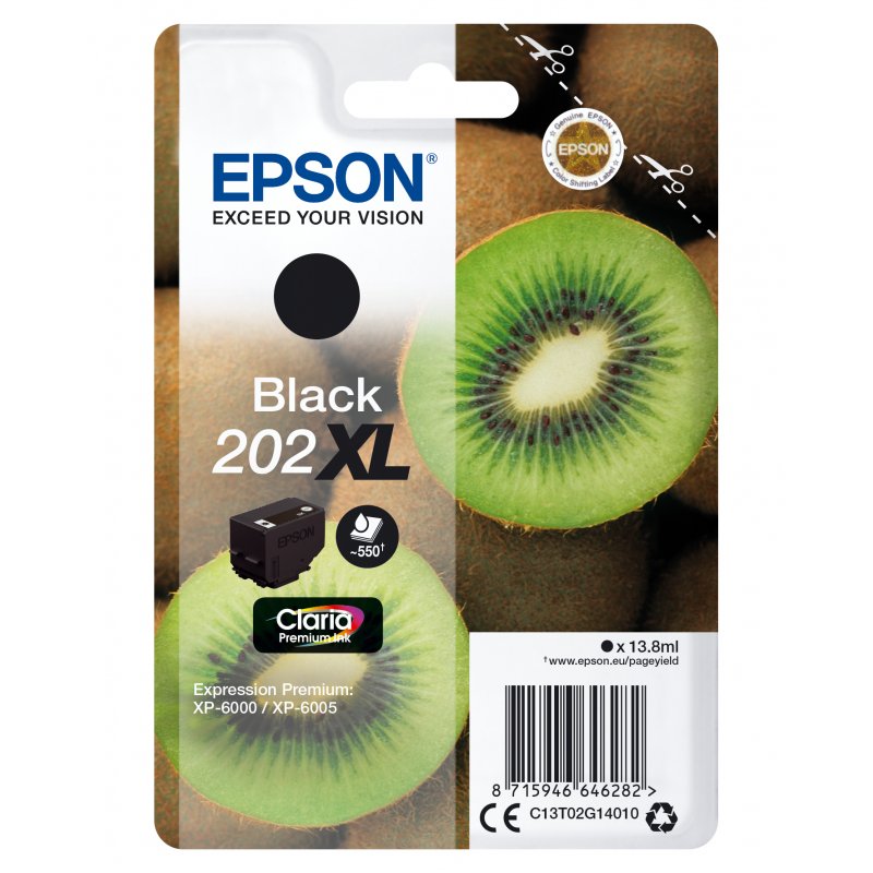 EPSON Cartouche Encre Singlepack 202XL - Noir