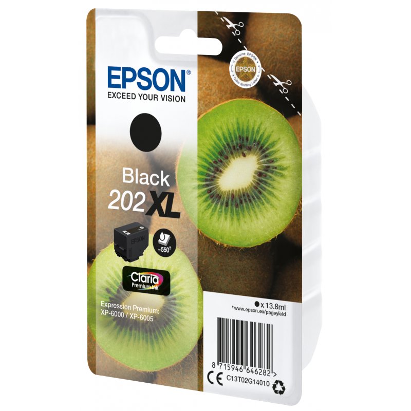 EPSON Cartouche Encre Singlepack 202XL - Noir